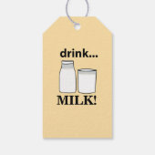 Drink Melk Cadeaulabel (Achterkant)