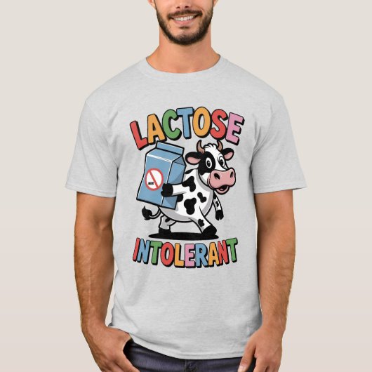 Drink Melk Grappig Sarcastisch Meme T-shirt (Voorkant)