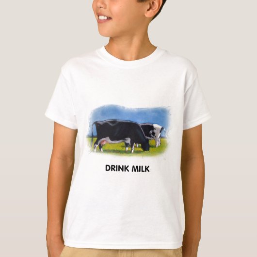 DRINK MELKCOWS ARTWORK T-SHIRT (Voorkant)