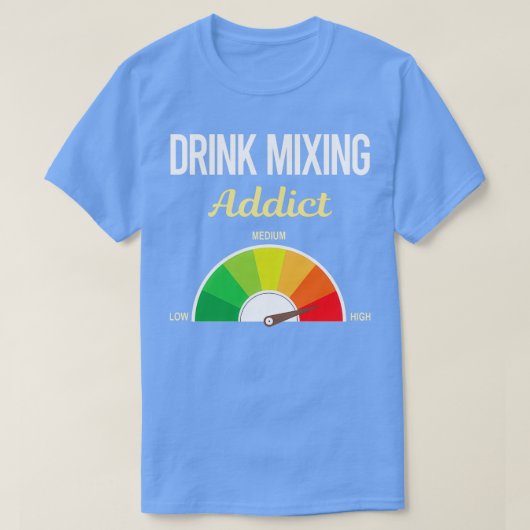 Drink mengen Mixoloog Mengstaart B T-shirt (Design voorkant)