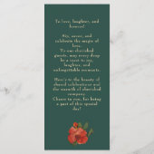 💍Drink menu Roos Romance: Art Nouveau Splendor (Achterkant)