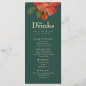 💍Drink menu Roos Romance: Art Nouveau Splendor (Voorkant)