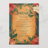 💍Drink menu Roos Romance: Art Nouveau Splendor (Voorkant)