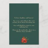 💍Drink menu Roos Romance: Art Nouveau Splendor (Achterkant)