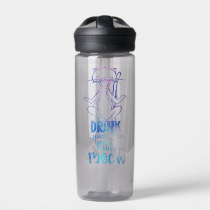 Drink Meow Yoga Cat Waterfles