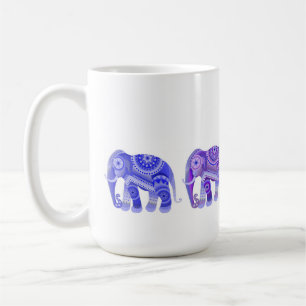 DRINK MET BLAUWE KOELE OLIFANTEN KOFFIE MOK
