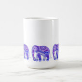 DRINK MET BLUE PAARSE COOL ELEPHANT COFFEE MOK (Center)