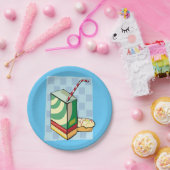 Drink met een Bord van rietpapier (Feest)