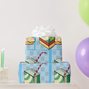 Drink met een riempapier cadeaupapier