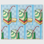 Drink met een riempapier cadeaupapier (Vlak)