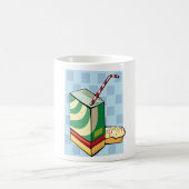 Drink met een rietje koffiemok