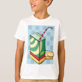 Drink met een rietje T-shirt (Voorkant)