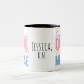 Drink met een Verpleegster Custom Name Coffee Mok (Center)