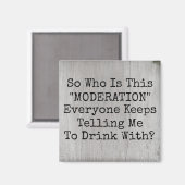 Drink met matiging magneet (Voorkant / Achterkant)