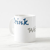 Drink met mij laat Mok Miserables (Voorkant links)