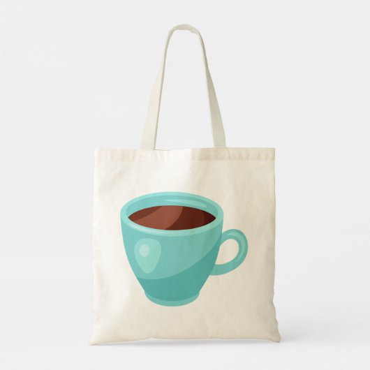 Drink met warme chocolade tote bag (Achterkant)