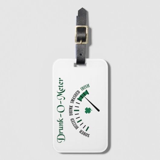 Drink meter bagagelabel (Voorkant (verticaal))