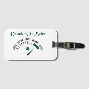 Drink meter bagagelabel