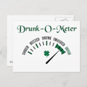 Drink meter briefkaart (Voorkant / Achterkant)
