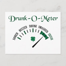 Drink meter briefkaart
