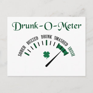 Drink meter briefkaart