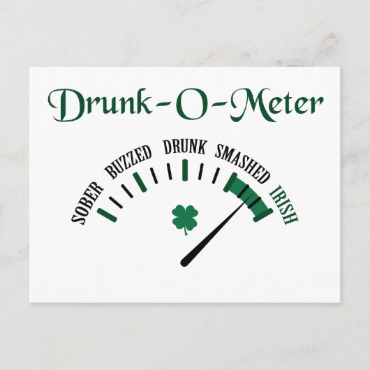 Drink meter briefkaart (Voorkant)