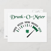 Drink meter briefkaart (Voorkant / Achterkant)