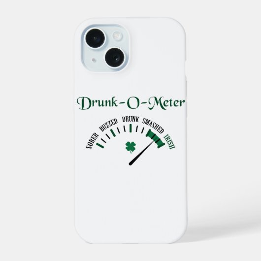 Drink meter iPhone 15 case (Achterkant)