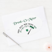Drink meter ovale sticker (Envelop)