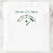 Drink meter ovale sticker (Tas)