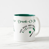 Drink meter tweekleurige koffiemok (Voorkant rechts)