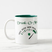 Drink meter tweekleurige koffiemok (Links)