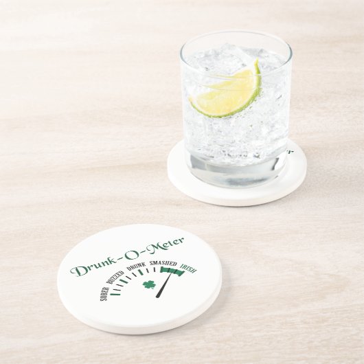 Drink meter zandsteen onderzetter (Zijkant)