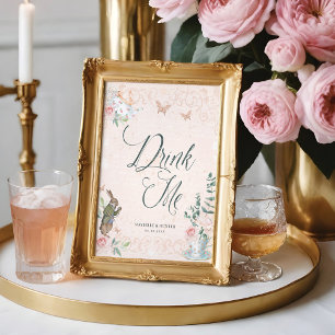 Drink mij    Alice in Wonderland ontkoppeling Poster