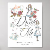 Drink mij |  Alice in Wonderland Tea Party Poster (Voorkant)