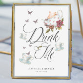 Drink mij |  Alice in Wonderland Tea Party Poster