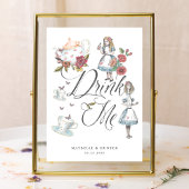 Drink mij |  Alice in Wonderland Tea Party Poster