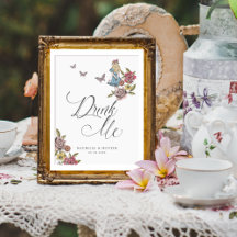 Drink mij |  Alice in Wonderland Tea Party