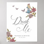 Drink mij |  Alice in Wonderland Tea Party Poster (Voorkant)