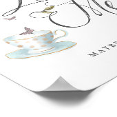 Drink mij |  Alice in Wonderland Tea Party Poster (Hoek)