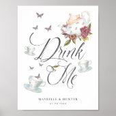 Drink mij |  Alice in Wonderland Tea Party Poster (Voorkant)