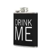 Drink mij | Eenvoudig minimalistisch Heupfles (Links)