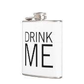 Drink mij | Eenvoudig minimalistisch Heupfles (Links)