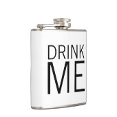 Drink mij | Eenvoudig minimalistisch Heupfles (Rechts)