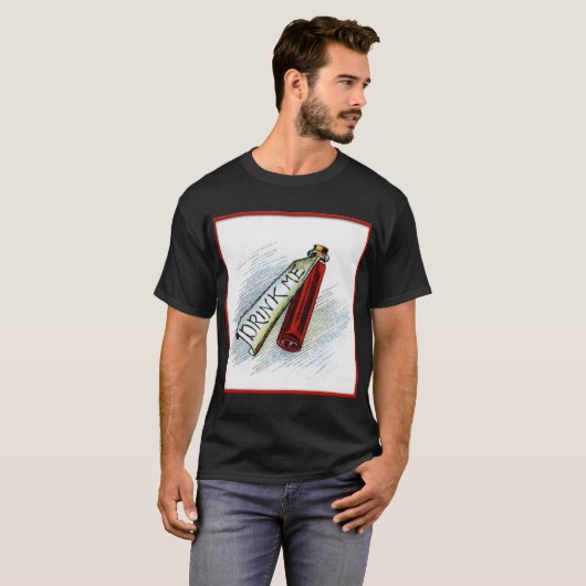 Drink mij t-shirt (Voorkant volledig)