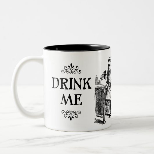 Drink Mij Tweekleurige Koffiemok (Links)
