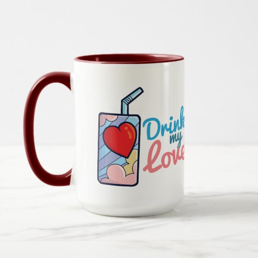  Drink Mijn liefde Mok (Links)