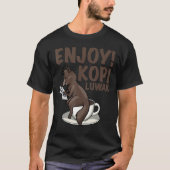 Drink Mijn poops Vrouwen Koffee Cat kopi luwak Lov T-shirt (Voorkant)