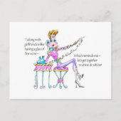 Drink n' Whine briefkaart (Voorkant)