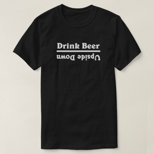 Drink naar boven - t-shirt (Design voorkant)